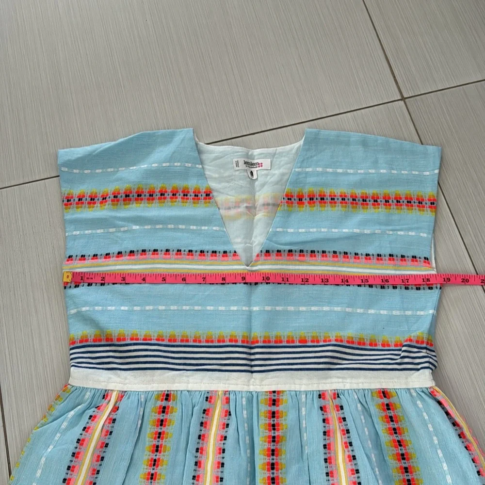 Lemlem NWOT Boho lined MIDI Dress with embroidered details - Picture 10 of 12